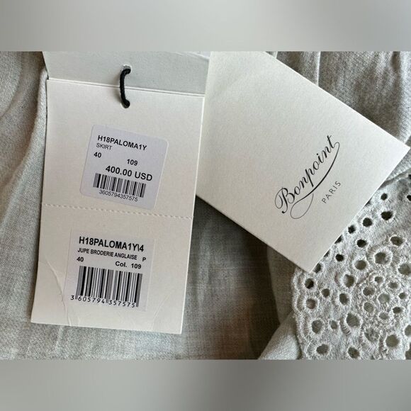 NWT - Bonpoint Broderie Anglaise Skirt - $400 MSRP - Picture 9 of 11